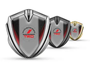 Toyota Badge Self Adhesive Max Design Stainless Steel